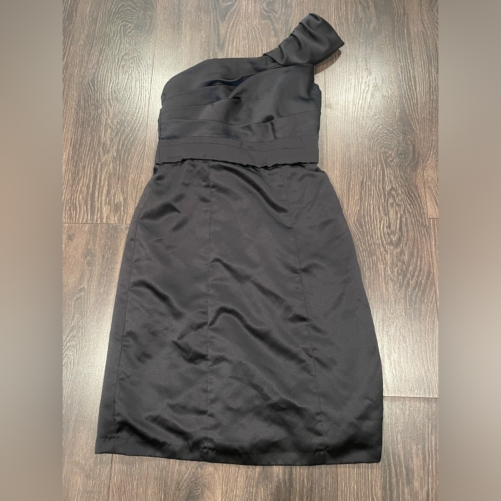 Alfred Angelo Black One Shoulder Dress